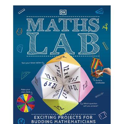 【现货】DK儿童百科 数学实验室Maths Lab 9岁以上少儿数学活动游戏学习锻炼书 英文原版 善本图书