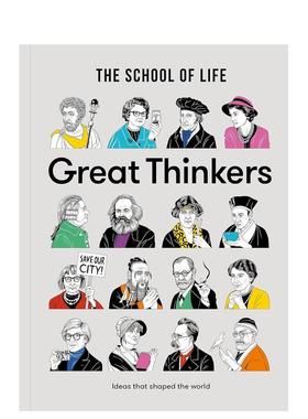 【预售】伟大的思想家：60位思想匠的日常智慧 Great Thinkers 原版英文人文历史 善本图书