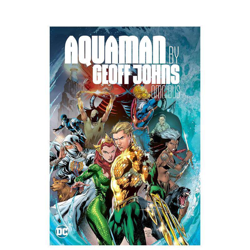 【现货】英文漫画 水行侠 Aquaman by Geoff Johns Omnibus 精装