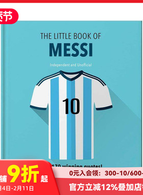 【预售】梅西小书：170多条获胜语录！ 【The Little Guide to】Messi: Over 170 Winning Quotes!  原版英文运动