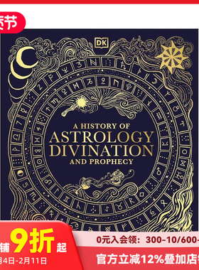 【预售】占星史大百科 A History of Astrology， Divination and Prophecy 原版英文人文历史 DK