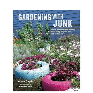 with Junk 环保园艺 英文原版 Gardening 可回收容器创意园艺 园艺花艺设计 现货