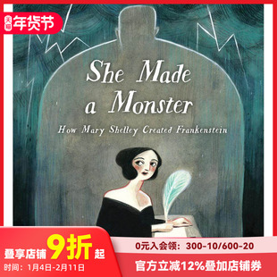 【预售】她造了一个怪物She Made a Monster 插画家Felicita Sala英