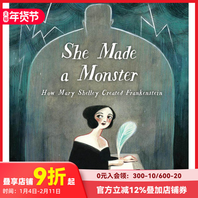 【现货】她造了一个怪物She Made a Monster 插画家Felicita Sala英