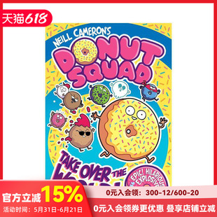 【预售】甜甜圈小队:征服世界! Donut Squad: Take Over the World! 超级机器人兄弟漫画系列作者 原版英文儿童漫画
