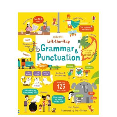 【现货】Lift-the-Flap Grammar and Punctuation，【翻翻书】语法和标点符号