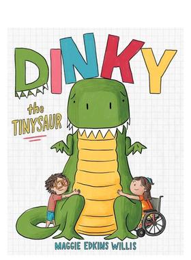【预售】小丁奇：迷你恐龙 Dinky the Tinysaur 原版英文儿童绘本