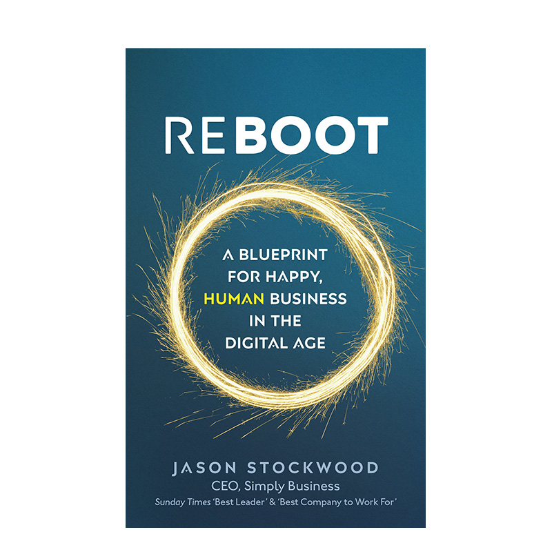 【现货】Reboot: A Blueprint for Happy, Human Business in the Digital Age，重新启动:数字时代幸福、人性化的商业蓝图