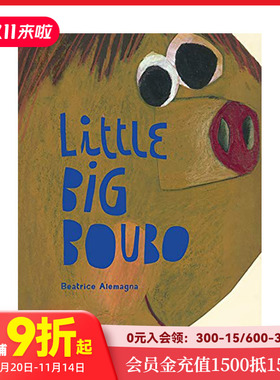 【预售】小大人布波Little Big Boubo 插画家Beatrice Alemagna 3-6岁儿童趣味艺术绘本 英文原版 孩子成长独立故事启蒙睡前故事