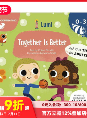 【预售】合作力量大：协作能力培养 Together Is Better: Co-operating 原版英文儿童绘本