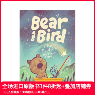 and 善本图书 英国插画师Jarvis 英文儿童章节书 原版 Bird Bear 平装 小熊和小鸟：星星及其它故事 预售