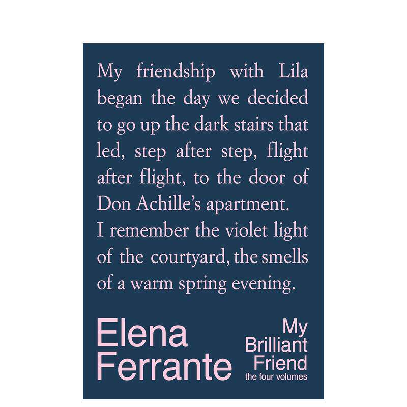 【现货】我的天才女友:那不勒斯四部曲十周年特别纪念版 My Brilliant Friend: The Four Volumes 原版英文文学小说