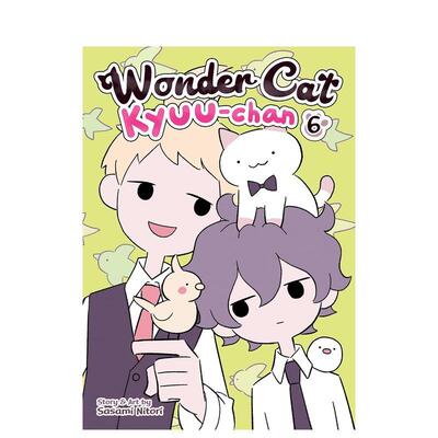 【预售】英文原版 神奇猫Kyuu-chan 卷6 Wonder Cat Kyuu-chan Vol. 6 英文原版漫画 正版进口书籍 善本图书