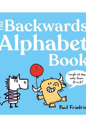 【现货】倒序字母书 The Backwards Alphabet Book 原版英文儿童语言/概念启蒙 善本图书