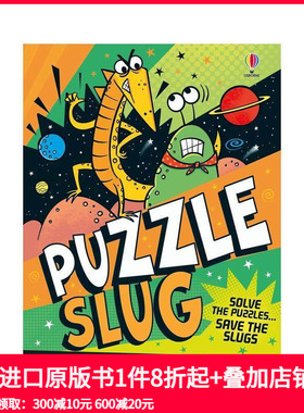 【预售】谜题鼻涕虫与星际便便劫案 Puzzle Slug and the Intergalactic Poop Robbery 原版英文青少年读物