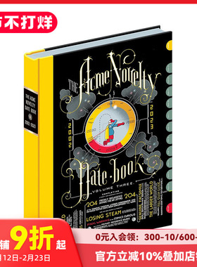 【现货】Chris Ware素描本 卷3 Acme Novelty Datebook Volume Three 克瑞斯威尔 原版英文漫画书 善本图书