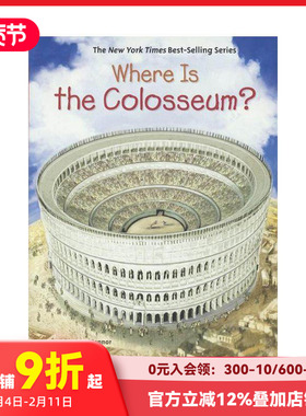 【预售】古罗马斗兽场在哪里?Where Is The Colosseum?英文原版儿童故事阅读