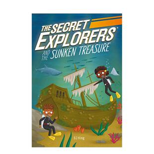 【预售】秘密探险家与沉没的宝藏 The Secret Explorers and the Sunken Treasure 原版英文儿童章节书 善本图书