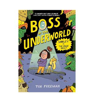 【预售】【冥界老大】第2册：雪莉大战兽 Boss of the Underworld: Shirley vs the Huge Beast 原版英文儿童漫画 善本图书