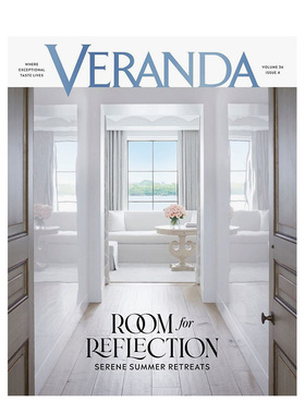 【现货】Veranda Magazine走廊 2022年04期 7-8月刊 英文原版期刊室内设计杂志