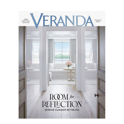 【现货】Veranda Magazine走廊 2022年04期 7-8月刊 英文原版期刊室内设计杂志