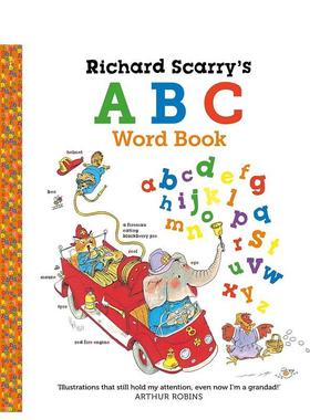 【现货】理查德·斯卡里的ABC单词书 Richard Scarry's ABC Word Book 英文原版儿童绘本