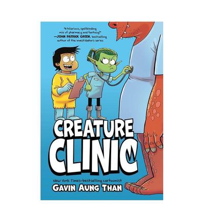 【预售】生物诊所 Creature Clinic 奇幻药学 儿童图画小说 原版英文儿童漫画