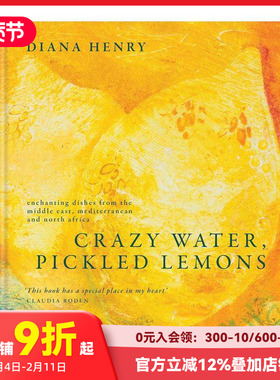 【现货】中东、地中海和北非的迷人美食 Crazy Water， Pickled Lemons Enchanting dishes 原版英文餐饮生活美食 善本图书