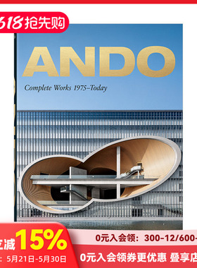 【现货】【Taschen40周年纪念版】Ando安藤忠雄1975年至今作品全集 Complete Works 1975-Today 建筑设计