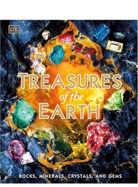 【现货】大地瑰宝：岩石、矿物、晶体与宝石的传奇 Treasures of the Earth 原版英文儿童绘本