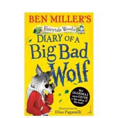 Big Ben Wolf 1大坏狼日记 童话森林 Diary 英文儿童桥梁书 预售 Bad 原版 Miller Fairytale 善本图书 Woods