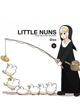 【现货】Diva插画作品集 2 LITTLE NUNS NUNS AND DUCKS ART BOOK 2 原版日文插画作品集 善本图书
