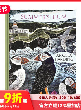 【现货】【Angela Harding季节版画四部曲】夏之絮语 Summer's Hum 自然插画 便携开本 原版英文艺术插画原画设定集
