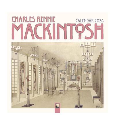 【预售】2026年查尔斯?伦尼?麦金托什挂历（艺术日历） Charles Rennie Mackintosh Wall Calendar 2026  原版日历