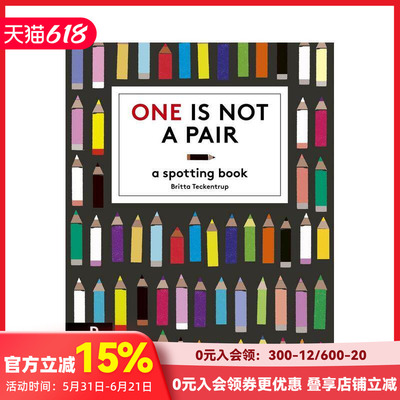 【预售】【博洛尼亚获奖插画师Britta Teckentrup】一个不是一对 One is Not a Pair 原版英文儿童趣味 善本图书