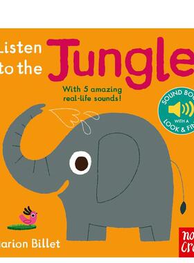 【现货】【我的声音启蒙书】丛林之声 Listen to the Jungle 原版英文儿童趣味 善本图书
