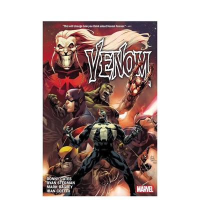 【预售】英文漫画 毒液：凯茨和斯泰格曼 Venomnibus by Cates & Stegman 原版进口书籍 Marvel Comics 善本图书