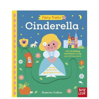 【预售】(预计26年1月出版)童话小径：灰姑娘 【Fairy Trails】Cinderella 原版英文儿童趣味 互动机关书 善本图书