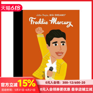 【现货】【小人物,大梦想】弗雷迪·默丘里 Freddie Mercury 进口原版英文儿童绘本人物传记 善本图书