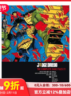 【预售】爵德判官：第 21. 版：完整案件档案 Judge Dredd: v. 21: The Complete Case Files 原版英文漫画书 善本图书