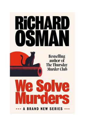 【预售】我们侦破谋杀案 We Solve Murders 星期四谋杀俱乐部 理查德·奥斯曼 推理悬疑 原版英文文学小说 善本图书