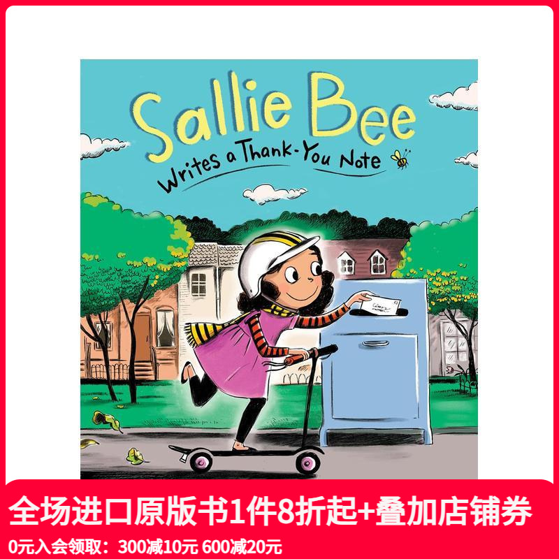 【现货】Sallie Bee Writes a Thank-You Note，莎莉·比的感谢信