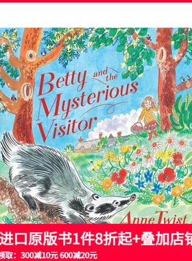 【预售】【英国插画师Emily Sutton】贝蒂与神秘访客 Betty and the Mysterious Visitor 原版英文儿童绘本 善本图书
