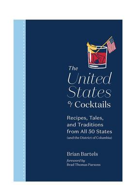 【现货】美国鸡尾酒 The United States of Cocktails 原版英文餐饮生活美食