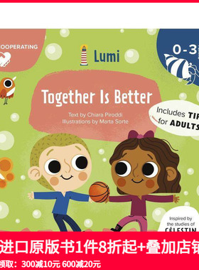 【预售】合作力量大：协作能力培养 Together Is Better: Co-operating 原版英文儿童绘本