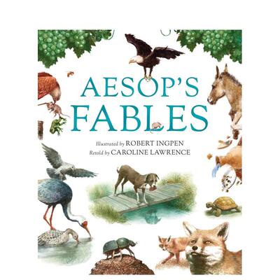 【预售】【Robert Ingpen经典文学插图】伊索寓言Aesop's Fables 英文原版进口青少年世界经典文学插画小说  善本图书