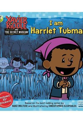 【现货】Xavier Riddle: Harriet Tubman，泽维尔谜语：哈里特-塔布曼 原版图书籍进口正版 Easton, Marilyn 儿童章节书