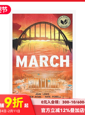 【预售】英文漫画 游行三部曲套装 March (Trilogy Slipcase Set)