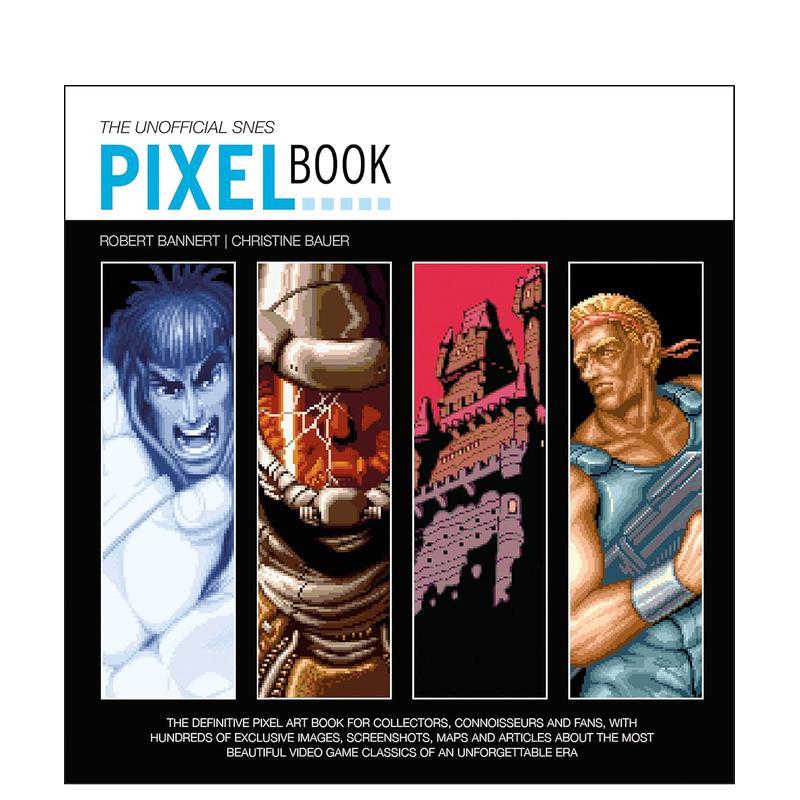 【预售】SNES像素艺术集:游戏黄金时代视觉典藏 The SNES Pixel Book 原版英文艺术插画原画设定集 致敬任天堂 街头霸王 善本图书