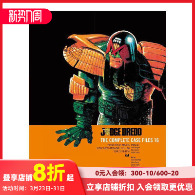 【预售】爵德判官：第 16 版：完整案件档案 Judge Dredd: v. 16: The Complete Case Files 原版英文漫画书 善本图书